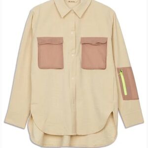 Lululemon grid fleece hiking overshirt